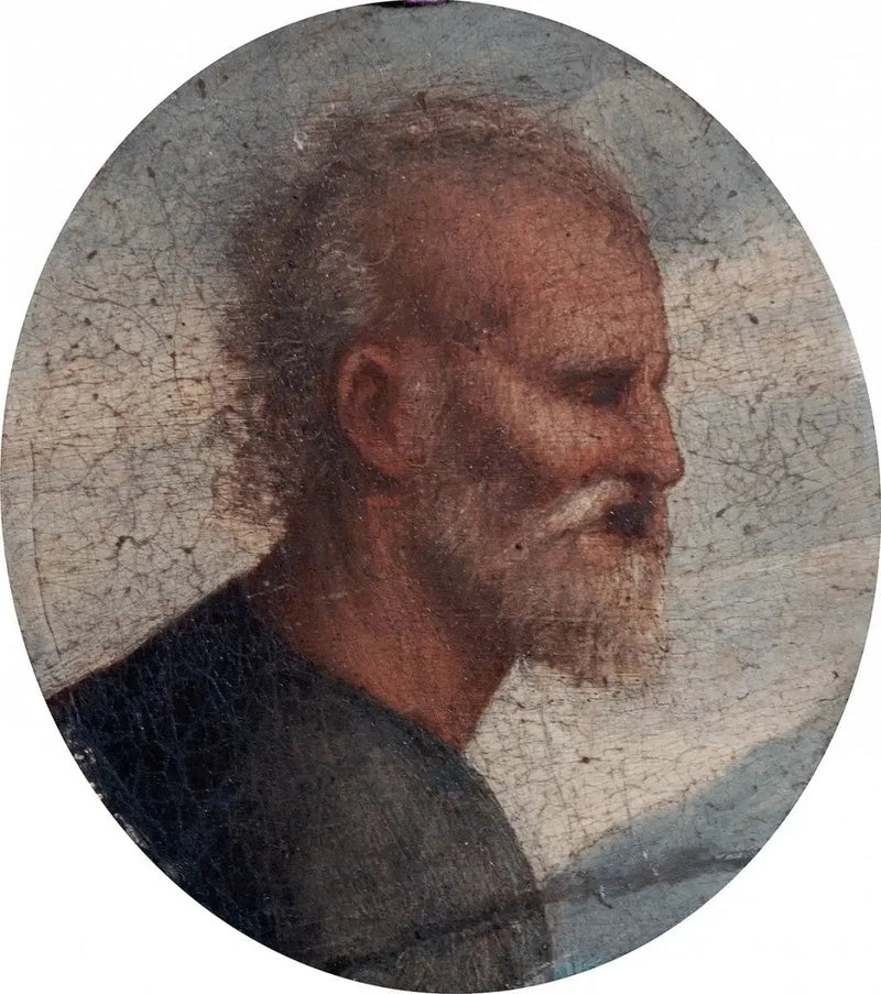 Head of Saint Peter - Raphael Sanzio