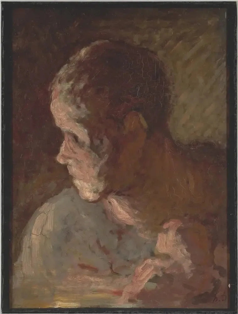 Head of a Bell Ringer - Honoré Daumier
