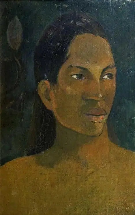 Head of Tahitian Woman - Paul Gauguin