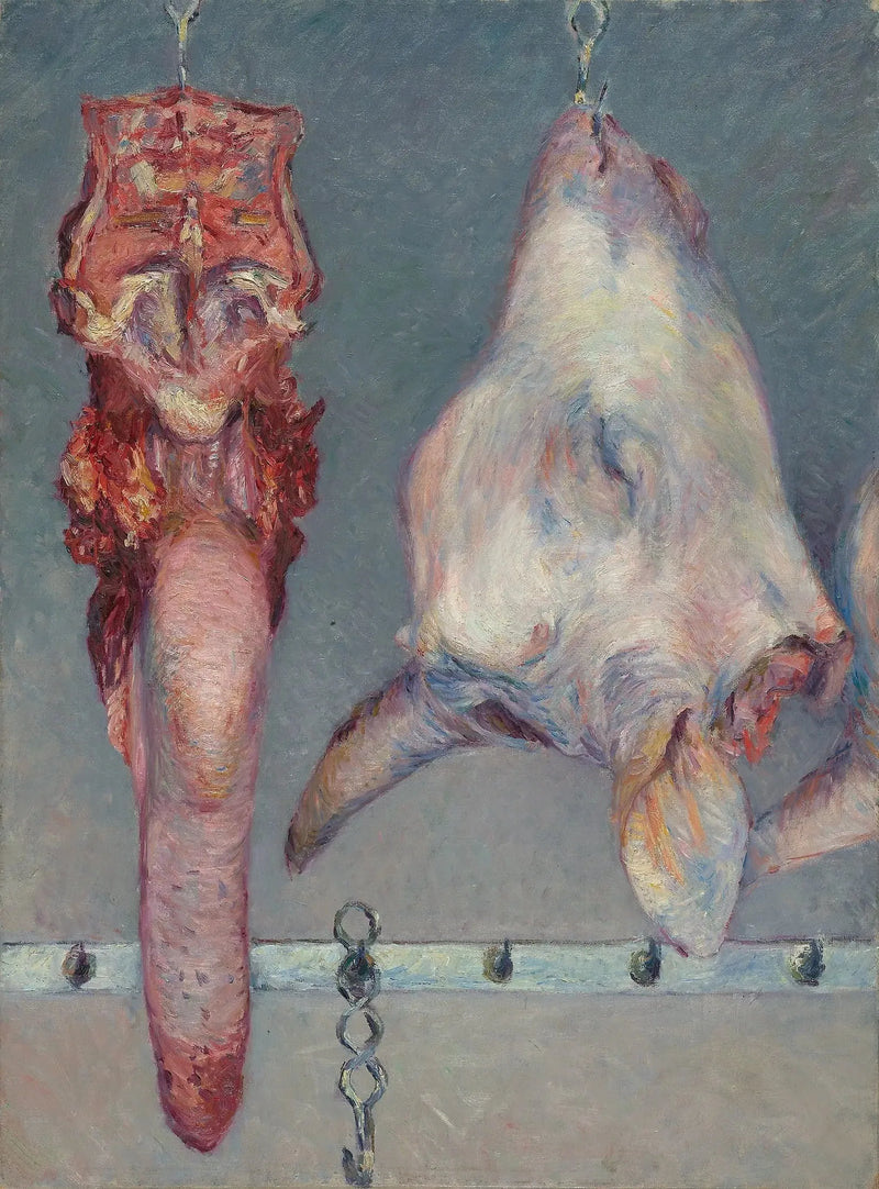 Calf's Head and Beef Tongue - Gustave Caillebotte