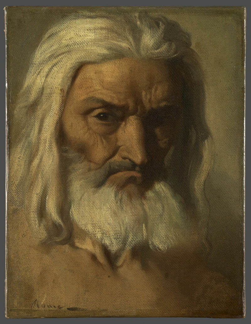 Head of an Old Man - Théodore Chassériau