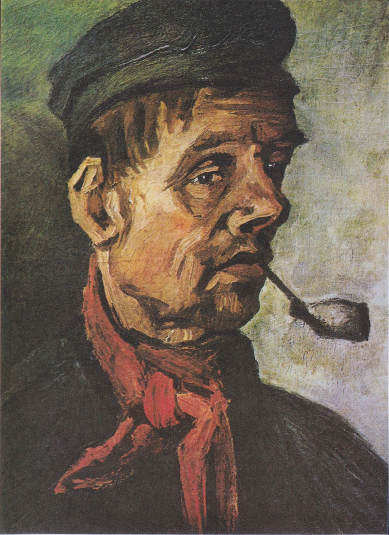 Head of a Man with a Pipe - Vincent van Gogh