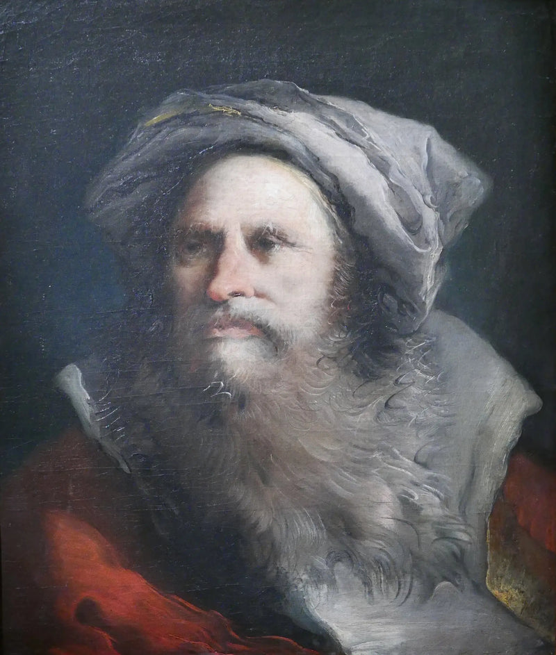 Head of an Oriental with a gray beard - Giovanni Battista Tiepolo