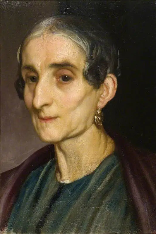 Head of an Old Italian Woman - Frederic Leighton