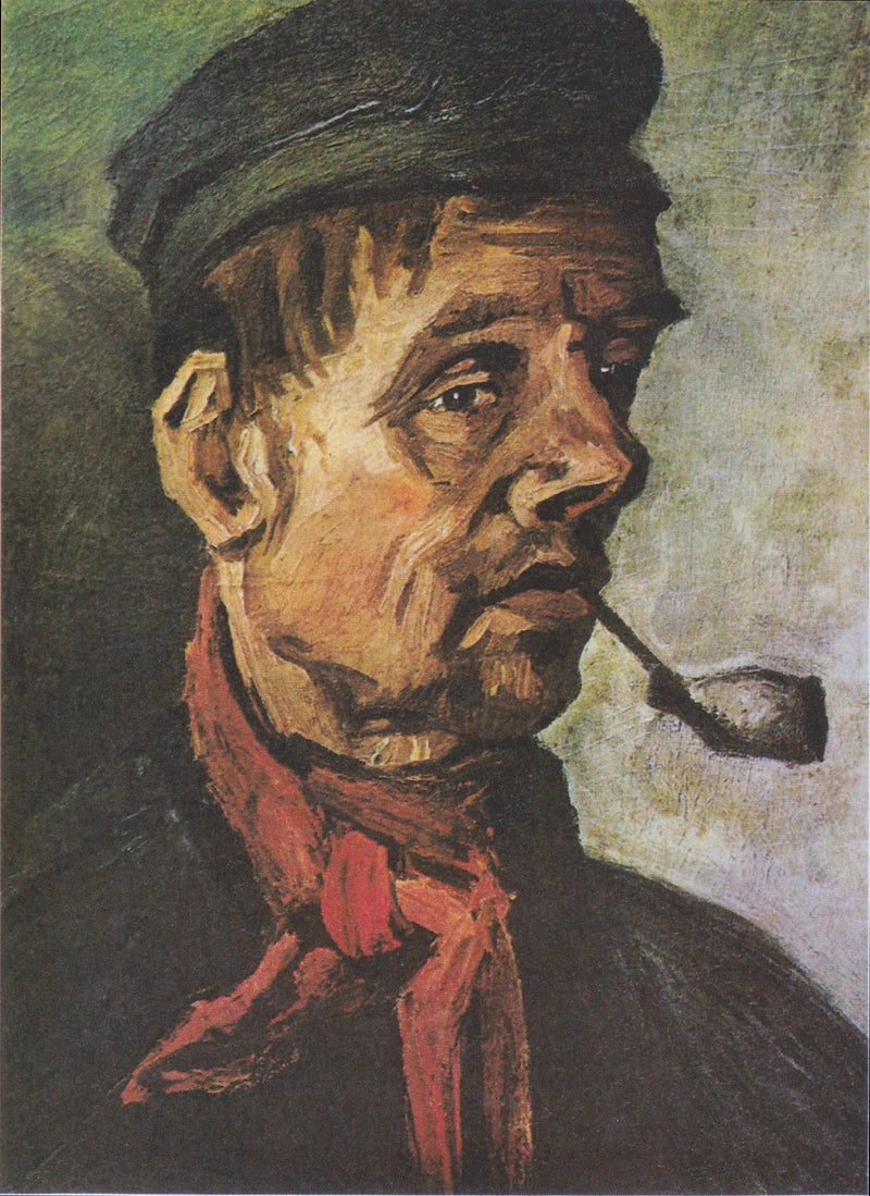 Head of a Man with a Pipe - Vincent van Gogh