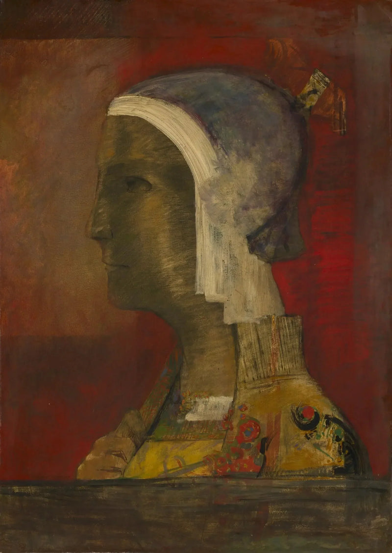 Symbolic Head - Odilon Redon