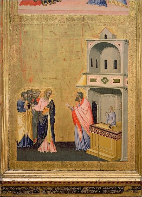 The Calling of St. Matthew - Andrea Orcagna