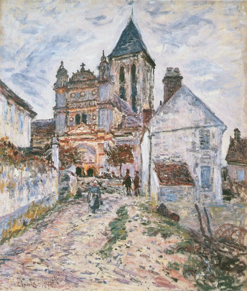 The Church at Vétheuil - Claude Monet