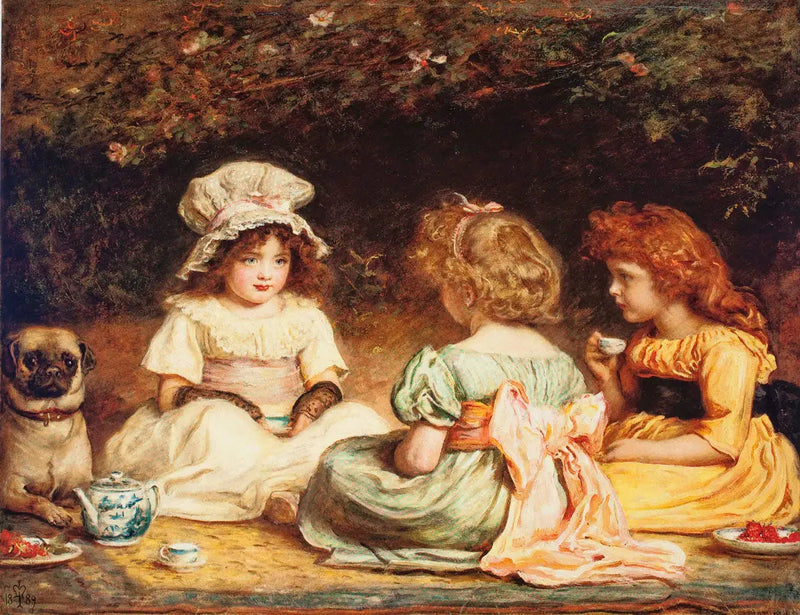 Afternoon Tea or The Gossip - John Everett Millais