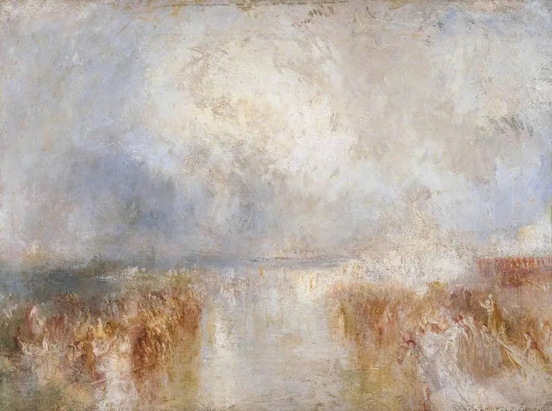 The Disembarkation of Louis-Philippe at the Royal Clarence Yard, Gosport, 8 October 1844 - J. M. W. Turner