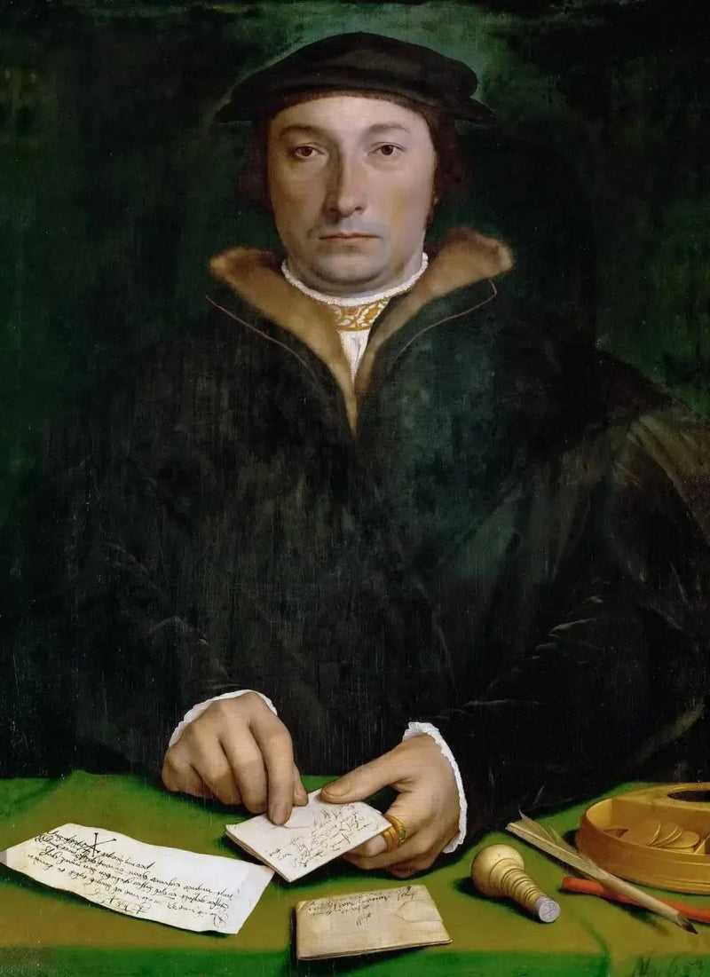 The Duisburg merchant Dirck Tybis - Hans Holbein the Younger