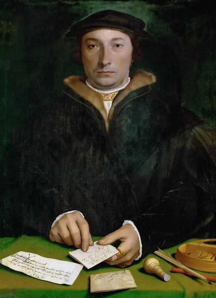 The Duisburg merchant Dirck Tybis - Hans Holbein the Younger