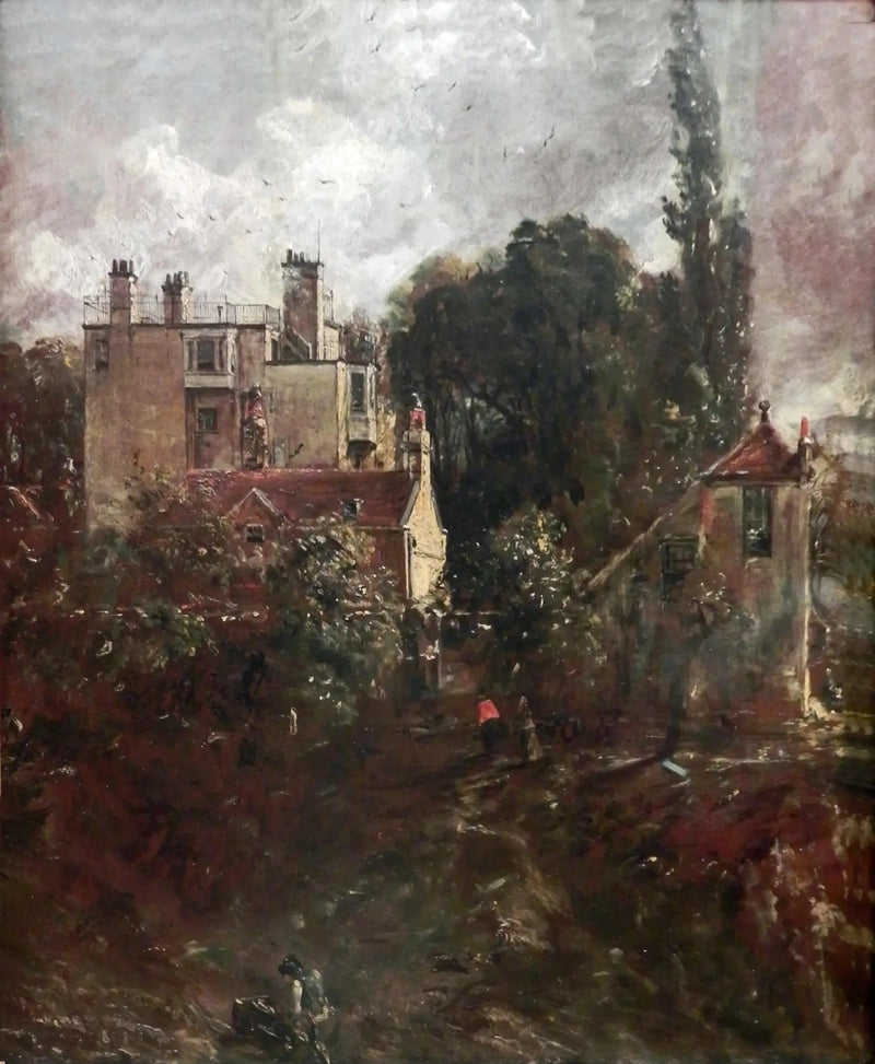 The Grove, or the Admiral's House at Hampstead - John Constable
