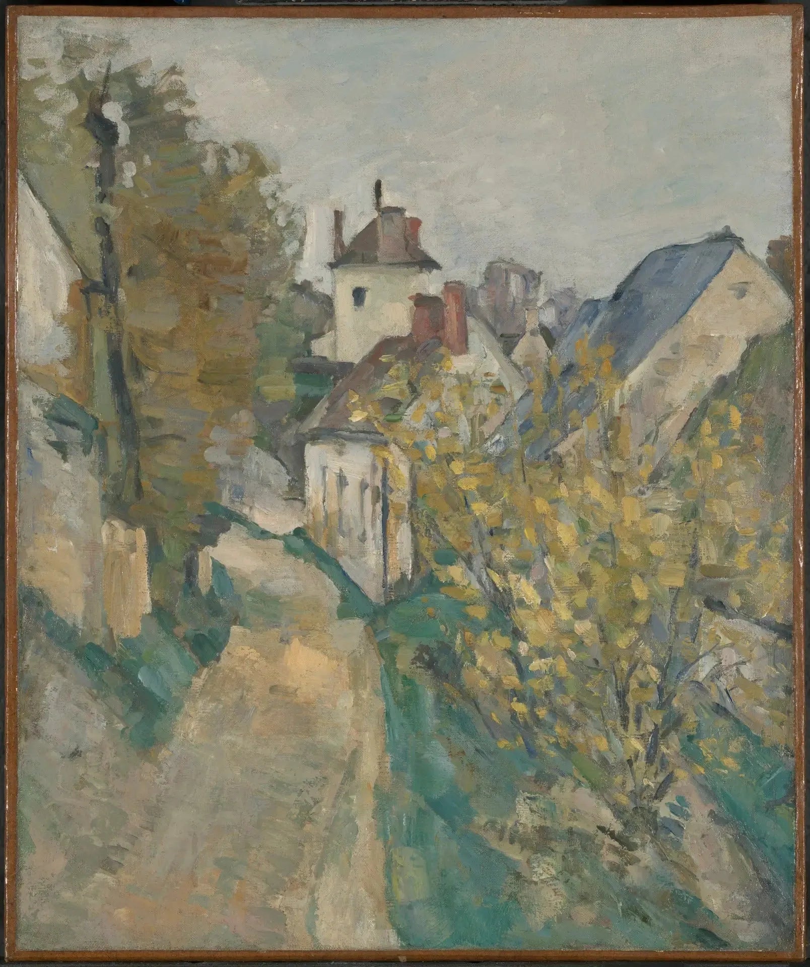 The House of Dr. Gachet in Auvers-sur-Oise - Paul Cézanne image 1 reproduction artisanale de tableau