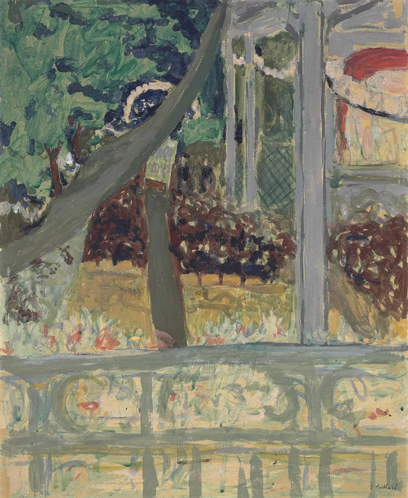 Open-air theater (the kiosk) - Édouard Vuillard