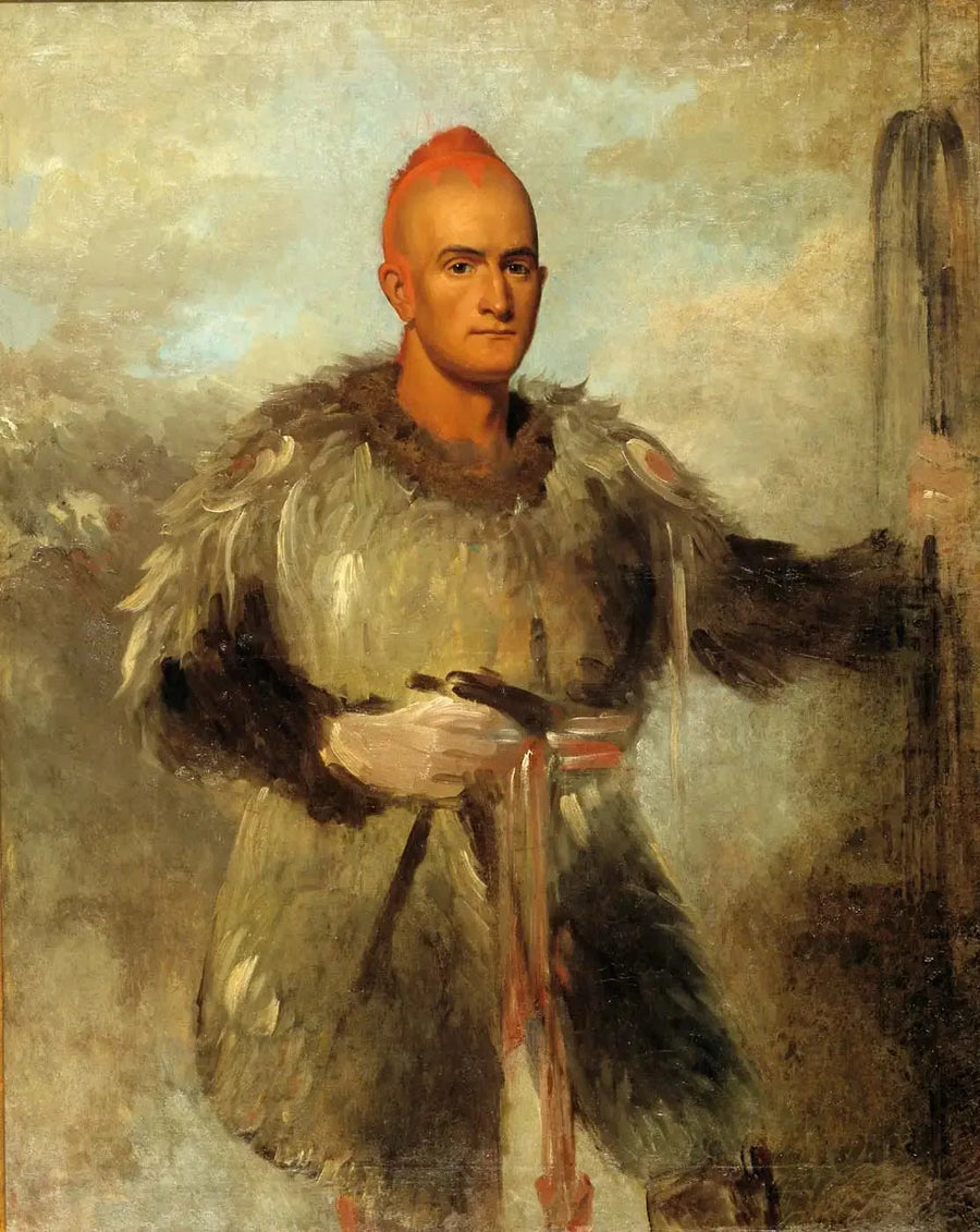 Theodore Burr Catlin, in Native American costume - George Catlin