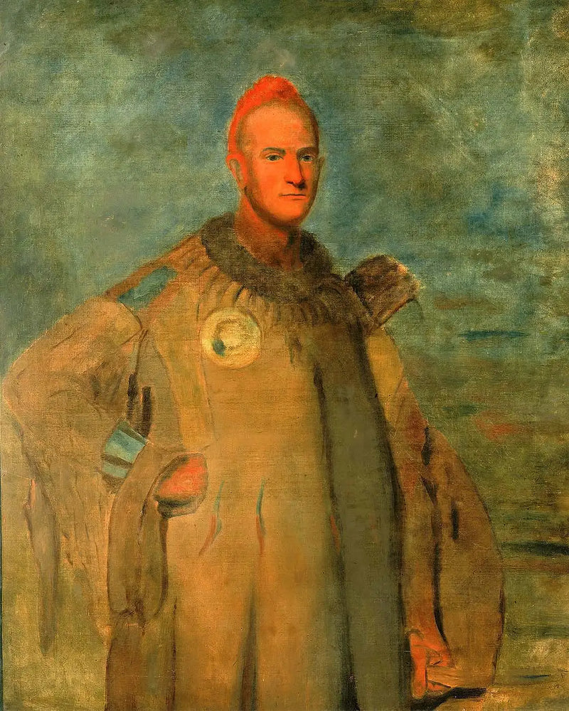 Theodore Burr Catlin, in Native American costume - George Catlin