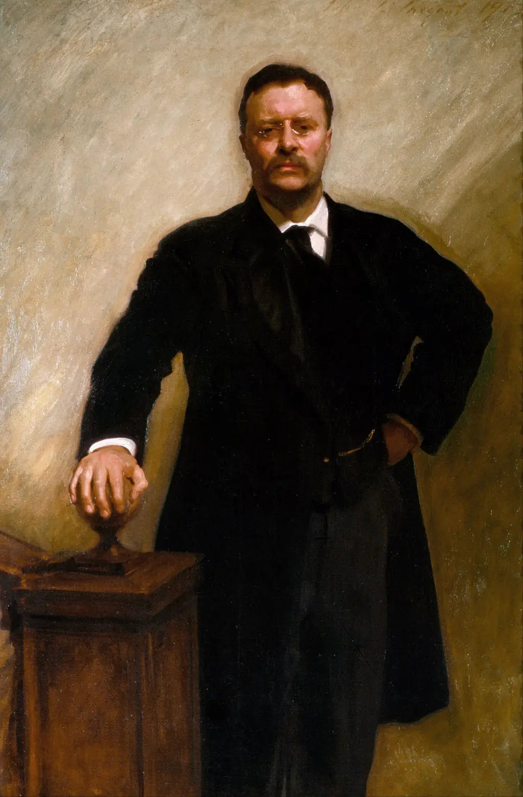 Théodore Roosevelt - John Singer Sargent image 1 reproduction de peinture à l’huile