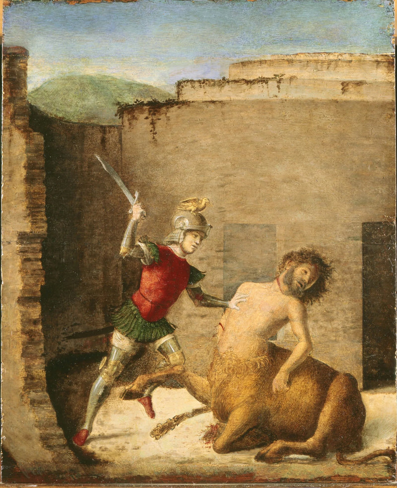 Theseus killing the Minotaur - Cima da Conegliano