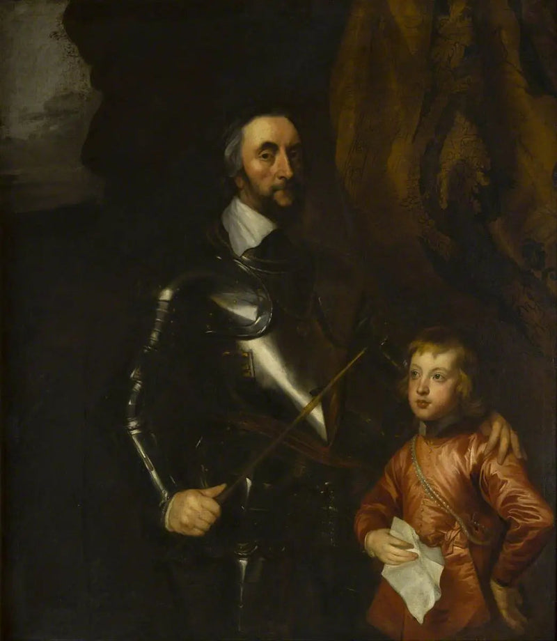 Thomas (1592–1646), Earl of Arundel, with one of his grandsons - Antoine van Dyck