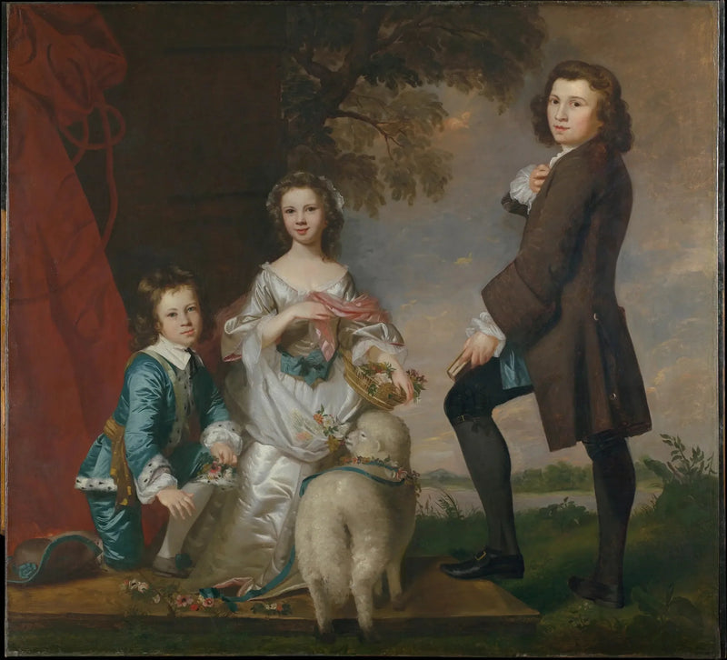 Thomas (1740–1825) and Martha Neate (1741–after 1795) with her guardian, Thomas Needham - Joshua Reynolds