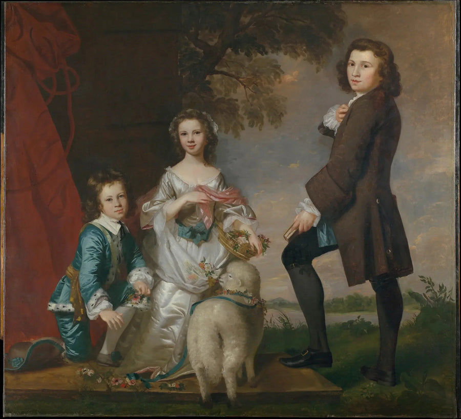 Thomas (1740–1825) and Martha Neate (1741–after 1795) with her guardian, Thomas Needham - Joshua Reynolds