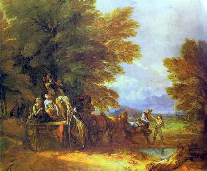 Le Chariot de la moisson - Thomas Gainsborough