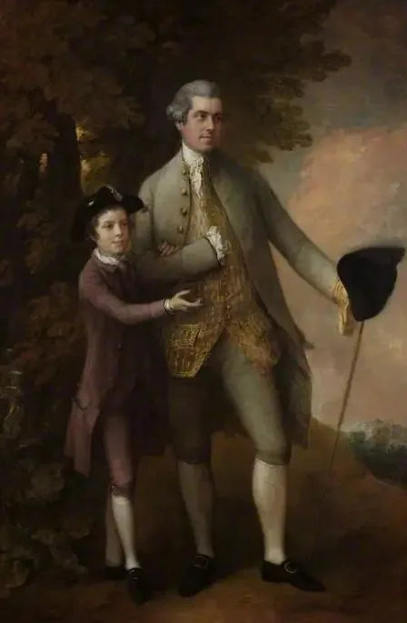 Thomas Rumbold (1736–1791) and his son - Thomas Gainsborough