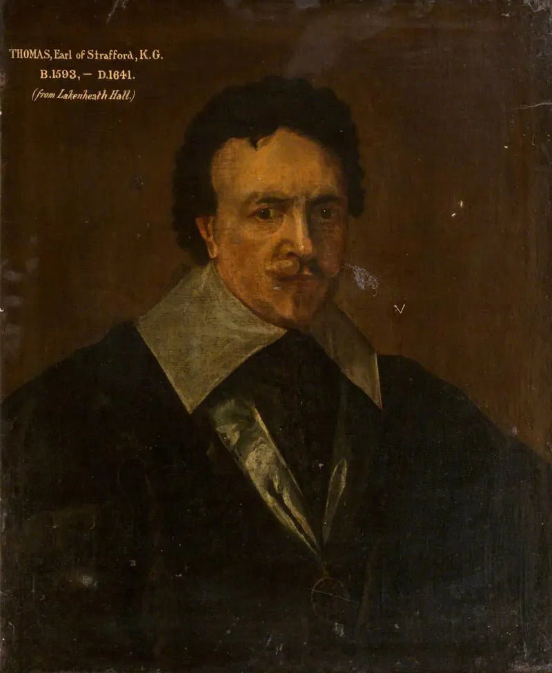 Thomas Wentworth (1593–1641), 1st Earl of Strafford - Antoine van Dyck