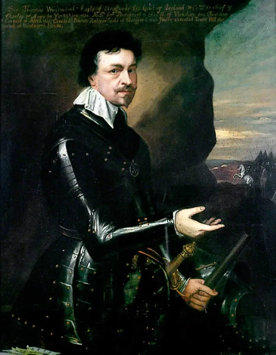 Thomas Wentworth (1593–1641), First Earl of Strafford - Antoine van Dyck