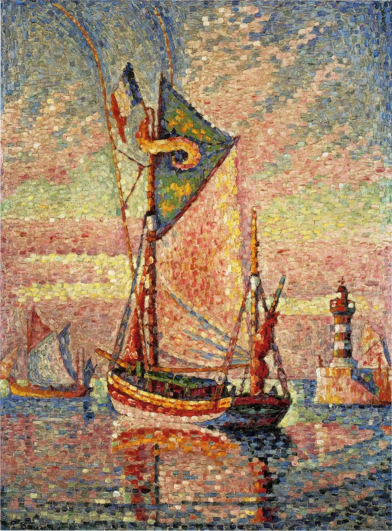 Trawler at Concarneau - Paul Signac