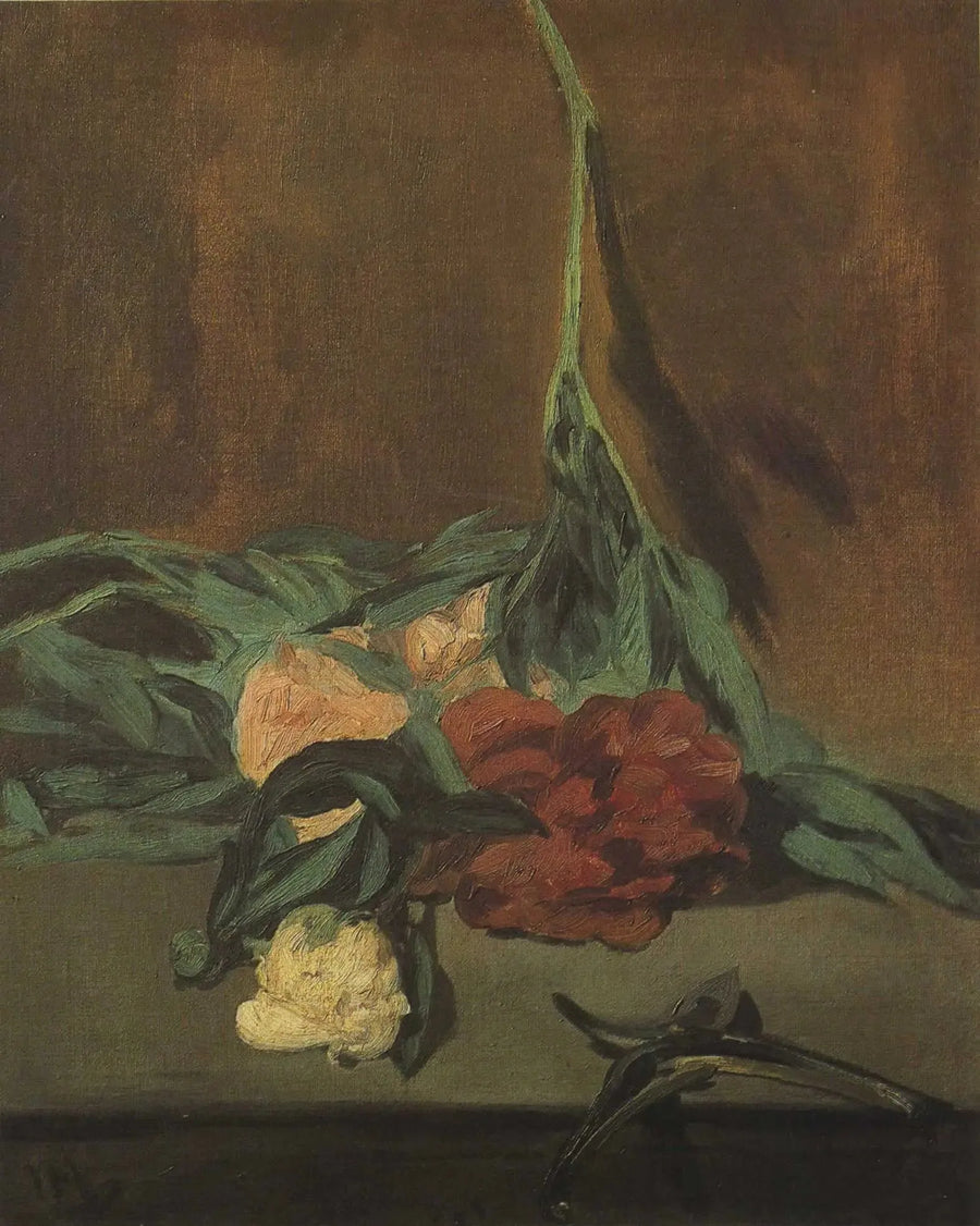 Peony Stem and Pruner - Édouard Manet