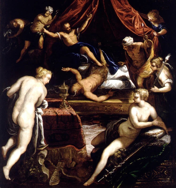 Hercule chassant le Faune, peinture de Le Tintoret