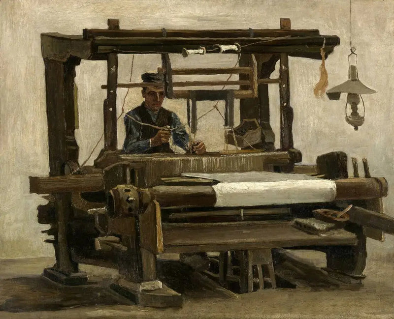 Weaver at the Loom - Vincent van Gogh