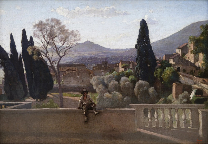 Tivoli, the Gardens of Villa d'Este - Jean-Baptiste Camille Corot