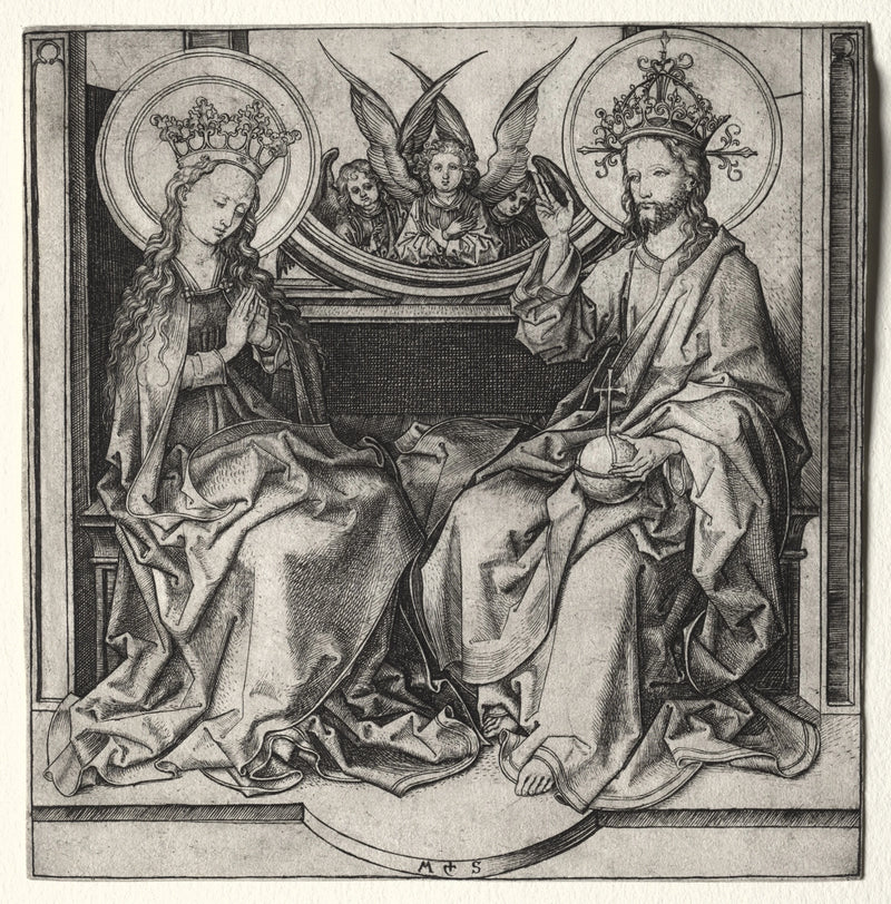 God the Father and the Virgin Mary - Raphael Sanzio