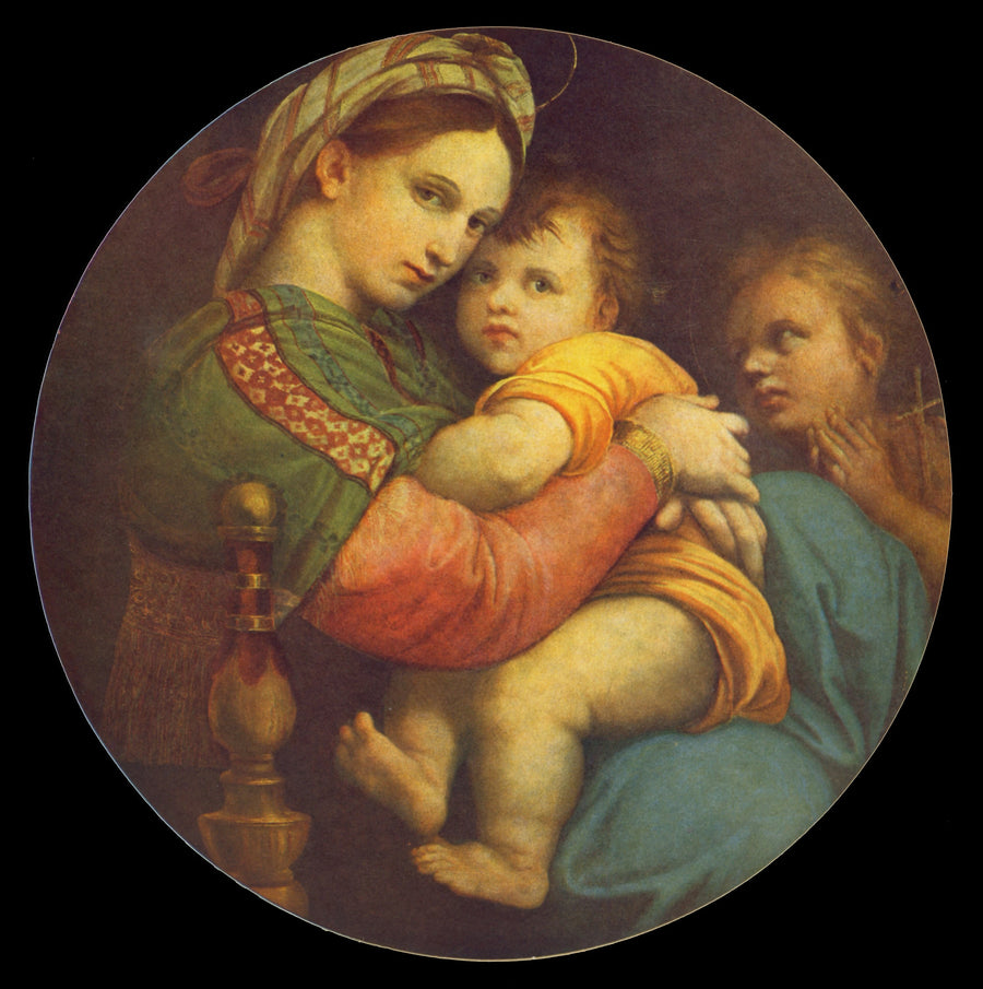 La Madone de la chaise - Raphaël Sanzio - Réproduction huile sur toile