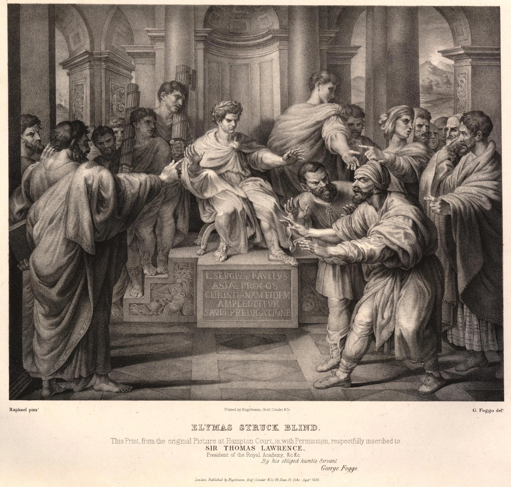 La guérison de l'homme boiteux - Raphaël Sanzio - Réproduction huile sur toile