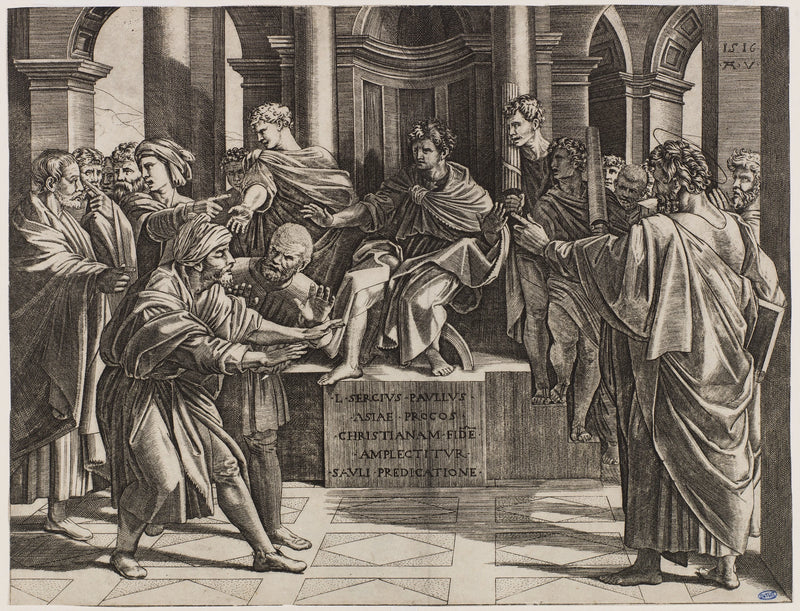 The Conversion of the Proconsul - Raphael Sanzio