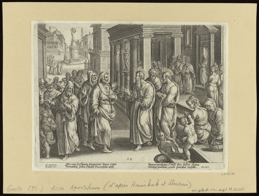The Blindness of Elymas - Raphael Sanzio