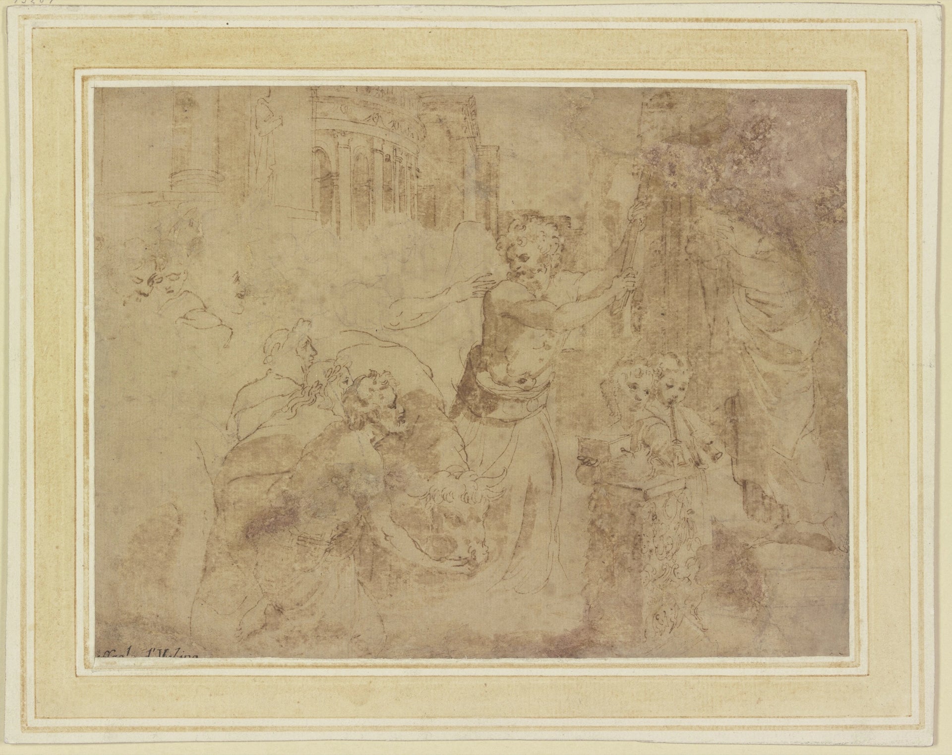 Saints Paul et Barnabé à Lystre - Raphaël Sanzio - Réproduction huile sur toile