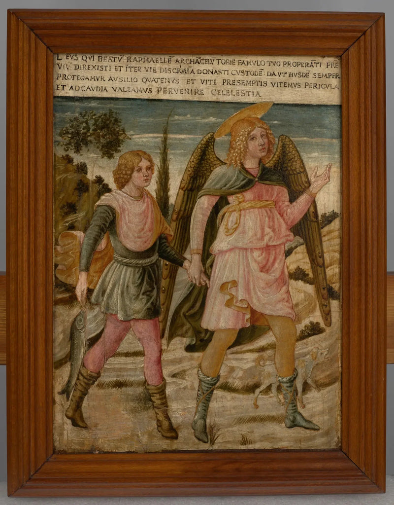 Tobias with the Archangel Raphael - Benozzo Gozzoli