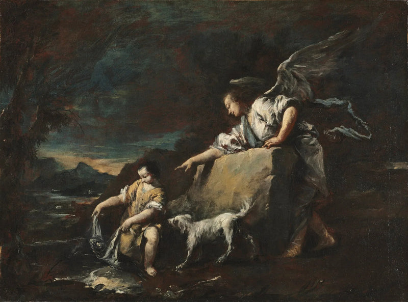 Tobias and the Angel - Francesco Guardi