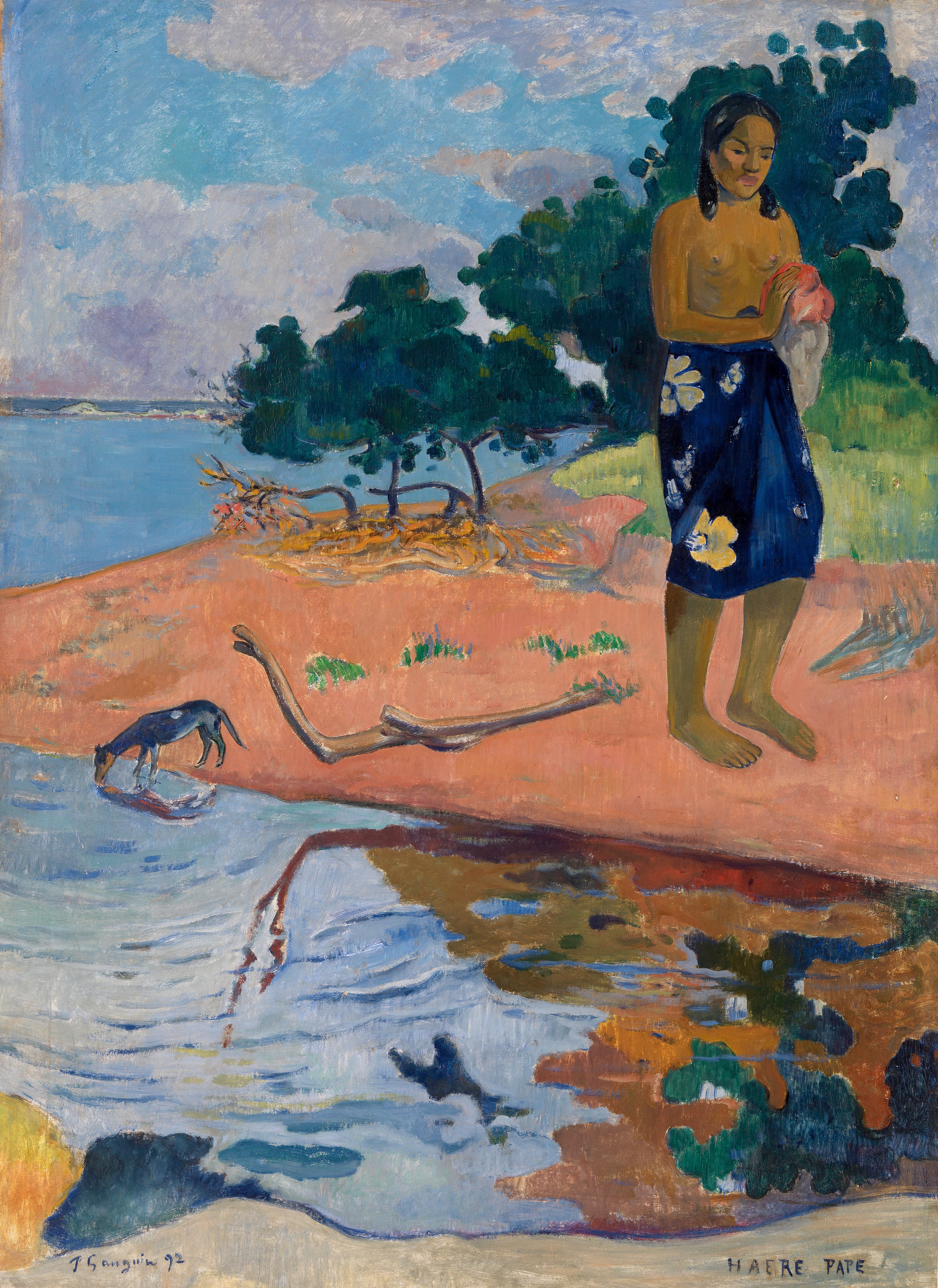 Reproduction du tableau « Toilette matinale - Paul Gauguin » par Alpha Reproduction en peinture à l’huile