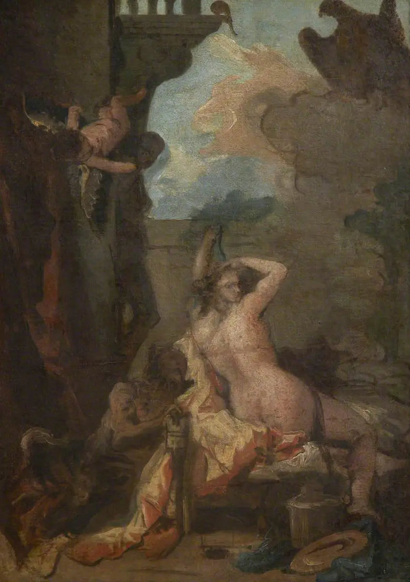 Venus Toilets - Giovanni Battista Tiepolo