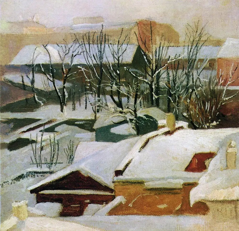 City rooftops in winter - Ivan Chichkine