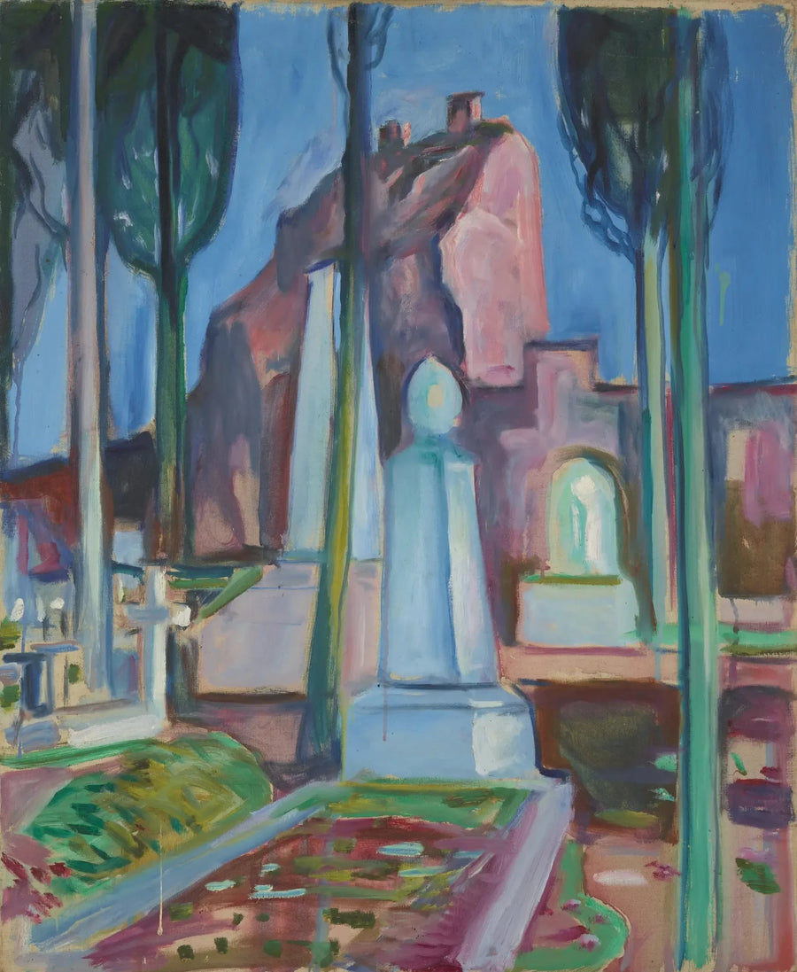 grave of P.A. Munch in Rome - Edvard Munch