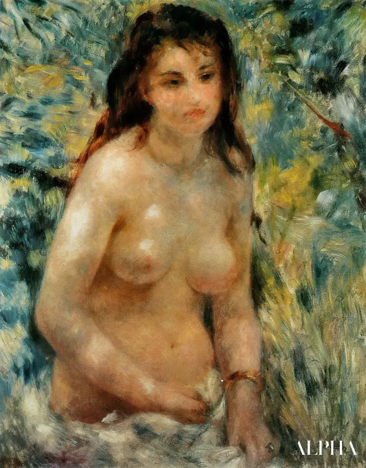 Torse d'une femme au soleil - Pierre-Auguste Renoir - Reproductions de tableaux et peintures haut de gamme