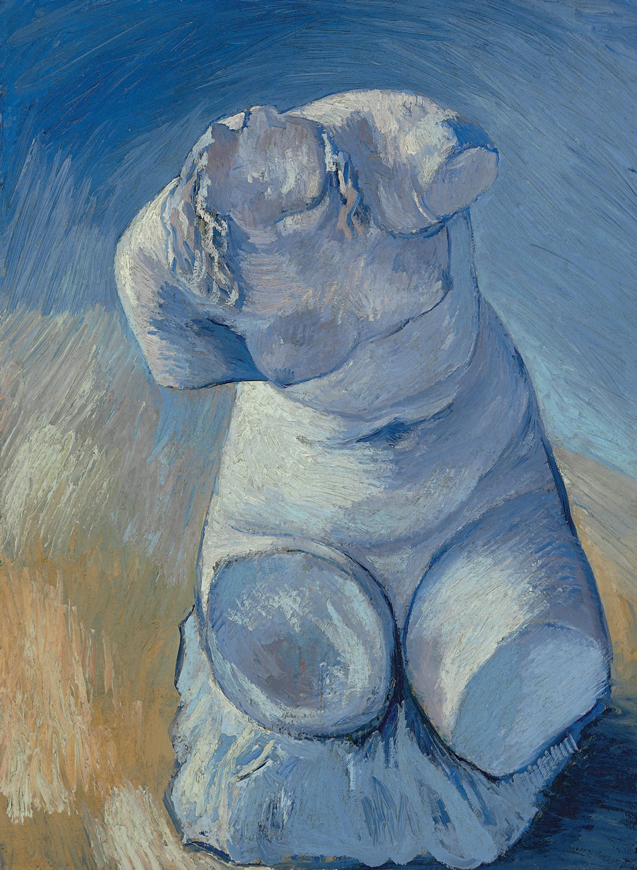 Plaster statuette: Torso of a woman, face view - Vincent van Gogh