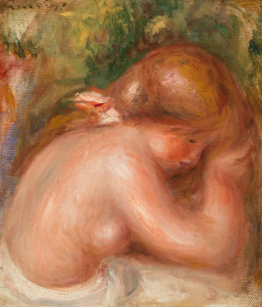 Nude Torso of a Young Girl - Pierre-Auguste Renoir
